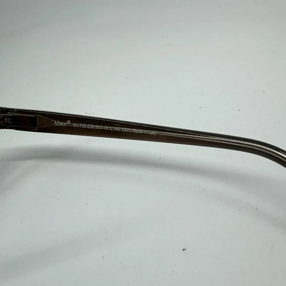 Maui Jim Italy HONI MJ758-22B‎ 54-18-140 Brown/Blue Fade Sunglasses Frame H11346